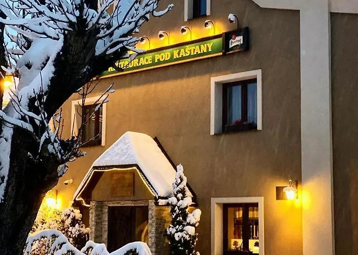 & Restaurant Pod Kastany Hotel Krupka